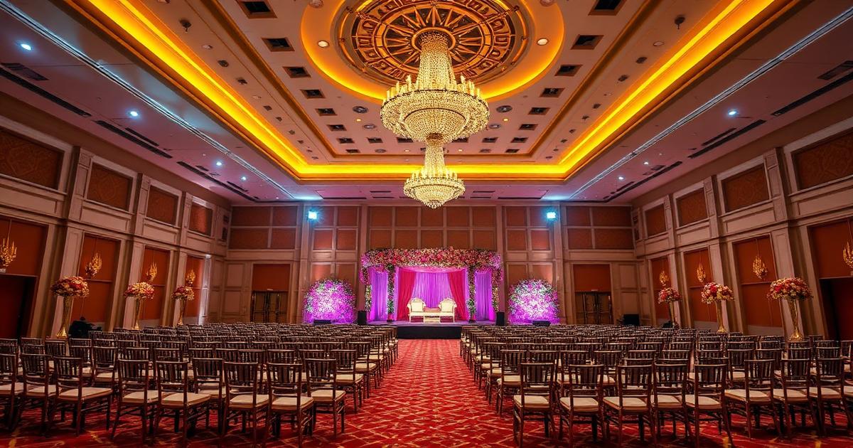 Choosing the perfect South Asian wedding venue — banquet hall, hotel ballroom and outdoor estate options